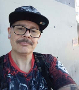 Ben Osborn gazes at camera